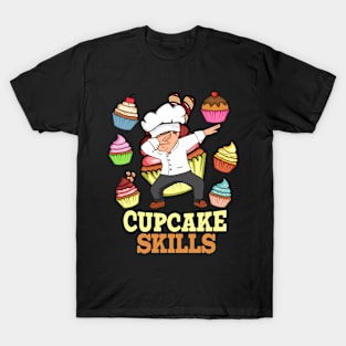 Cupcake Lover Men Pastry Chef Baking Cupcakes T-Shirt